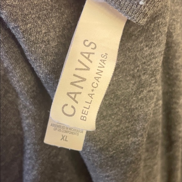 Gray Graphic Tee with 'GLOW' Print - Picture 2 of 4